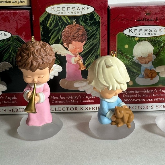 Hallmark Keepsake MARY'S ANGELS SERIES ORNAMENTS 10-15 X6 Lot - Picture 5 of 8